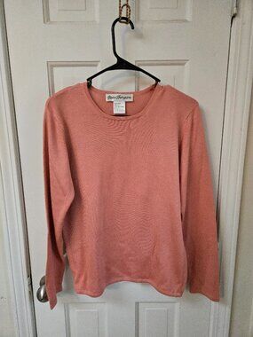 Vintage Norm Thompson 100% Silk Knit Crewneck Sweater